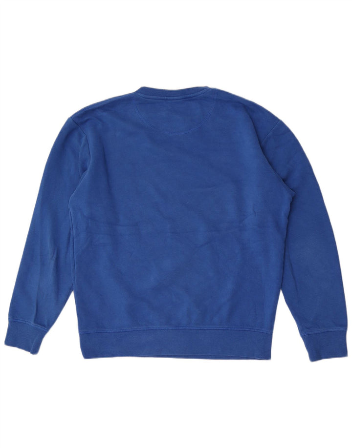 Jack & Jones Sweat-Shirt Homme Bleu Moyen Coton