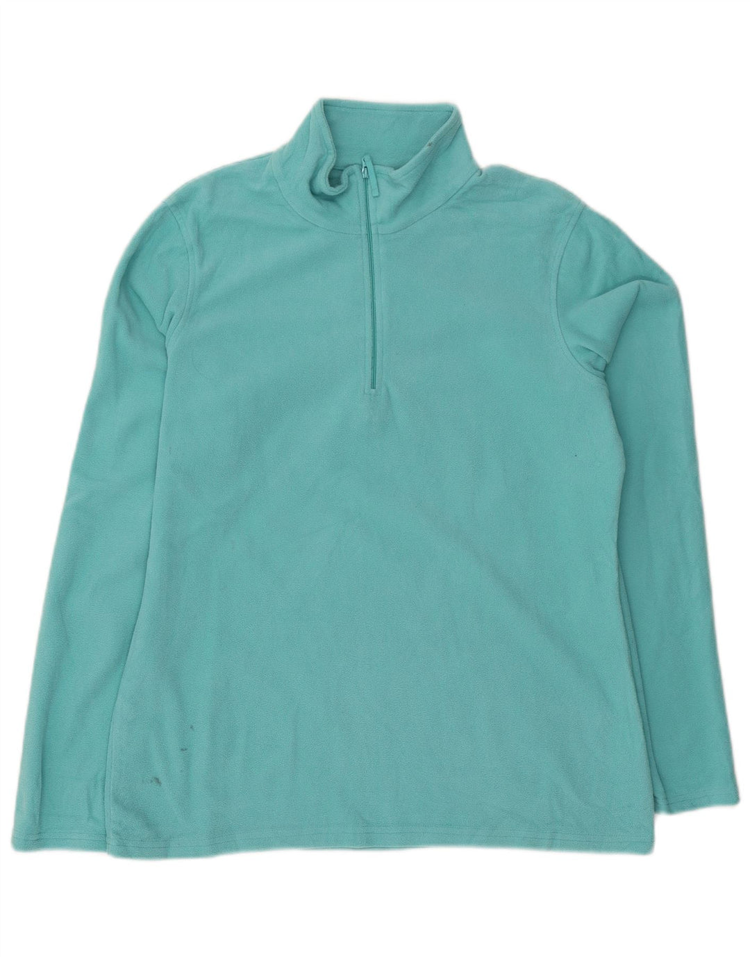 Mountain Warehouse Pull polaire à col zippé pour femme UK 16 Large Bleu Polyester