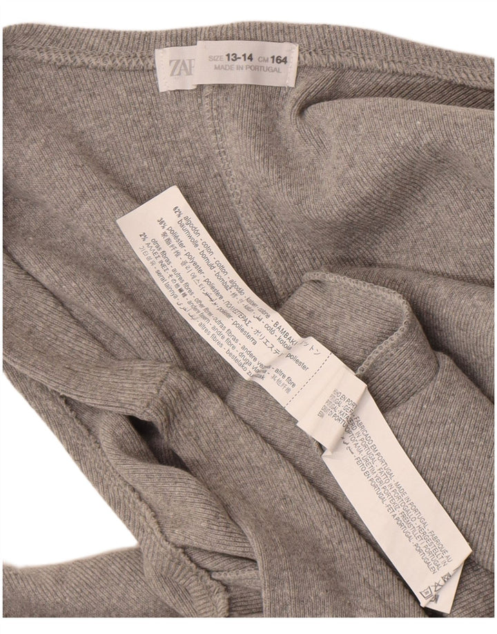 Zara Combinaison Fille 13-14 ans Gris Coton