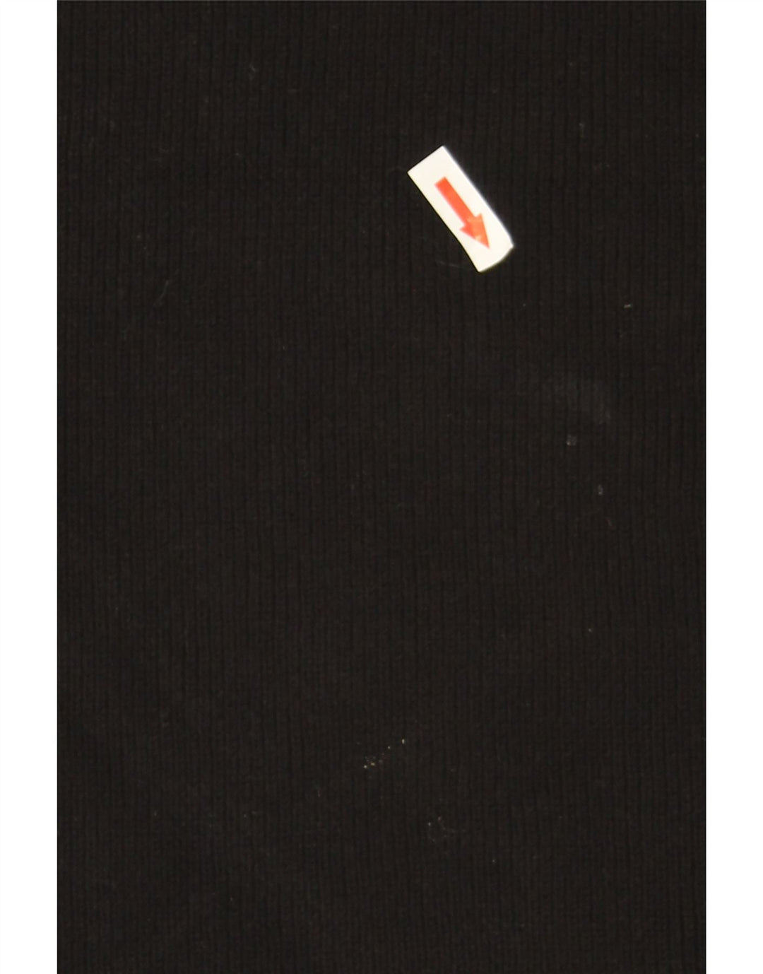 Zara Pull à col rond pour homme en coton noir moyen