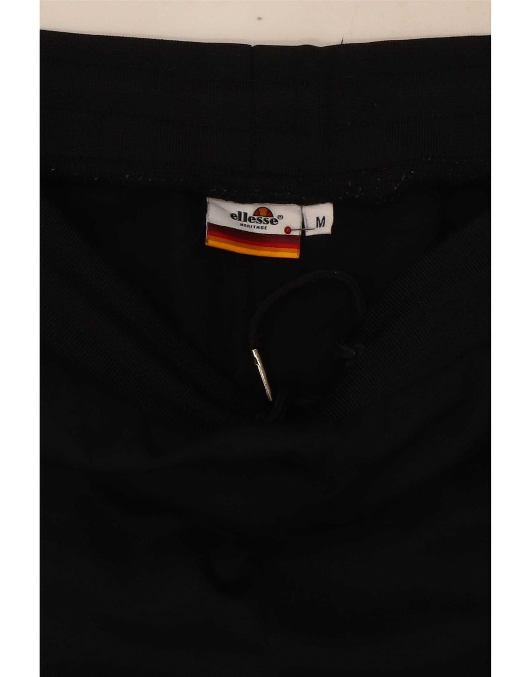 Ellesse Pantalon De Survêtement Graphique En Coton Colorblock Noir Moyen Homme