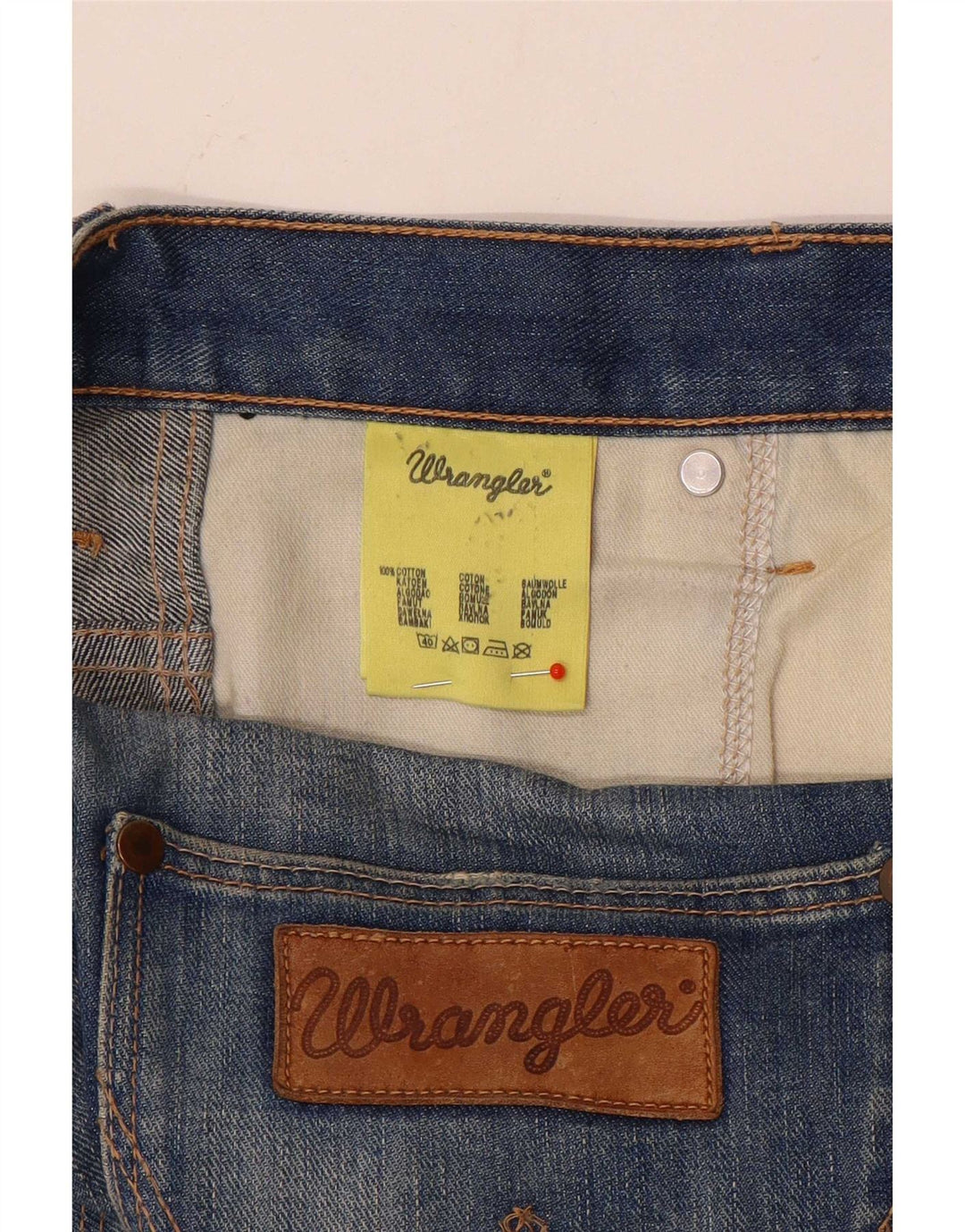 Wrangler Jean Slim Spencer Homme W32 L34 Bleu Coton