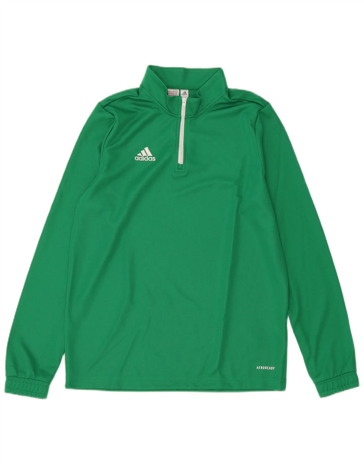 ADIDAS Haut de survêtement Aeroready à col zippé pour garçon 13-14 ans Vert