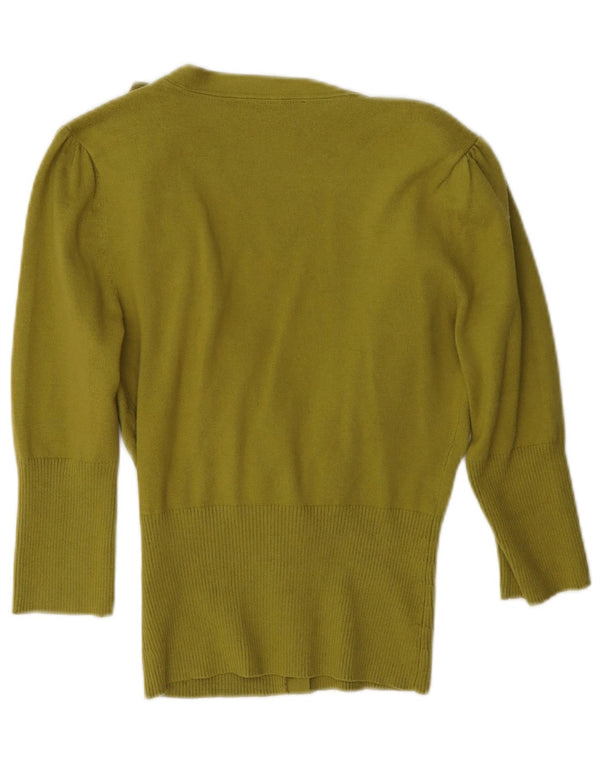 Star by Julien Macdonald Pull cardigan à manches 3/4 pour femme UK 8 Small Kaki