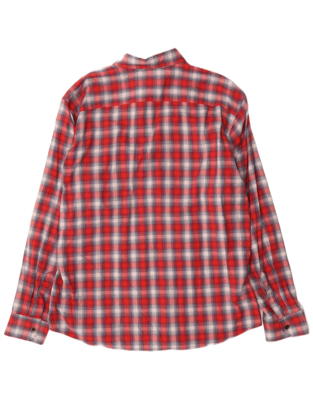 Wrangler Chemise en flanelle western pour homme XL en coton à carreaux rouges