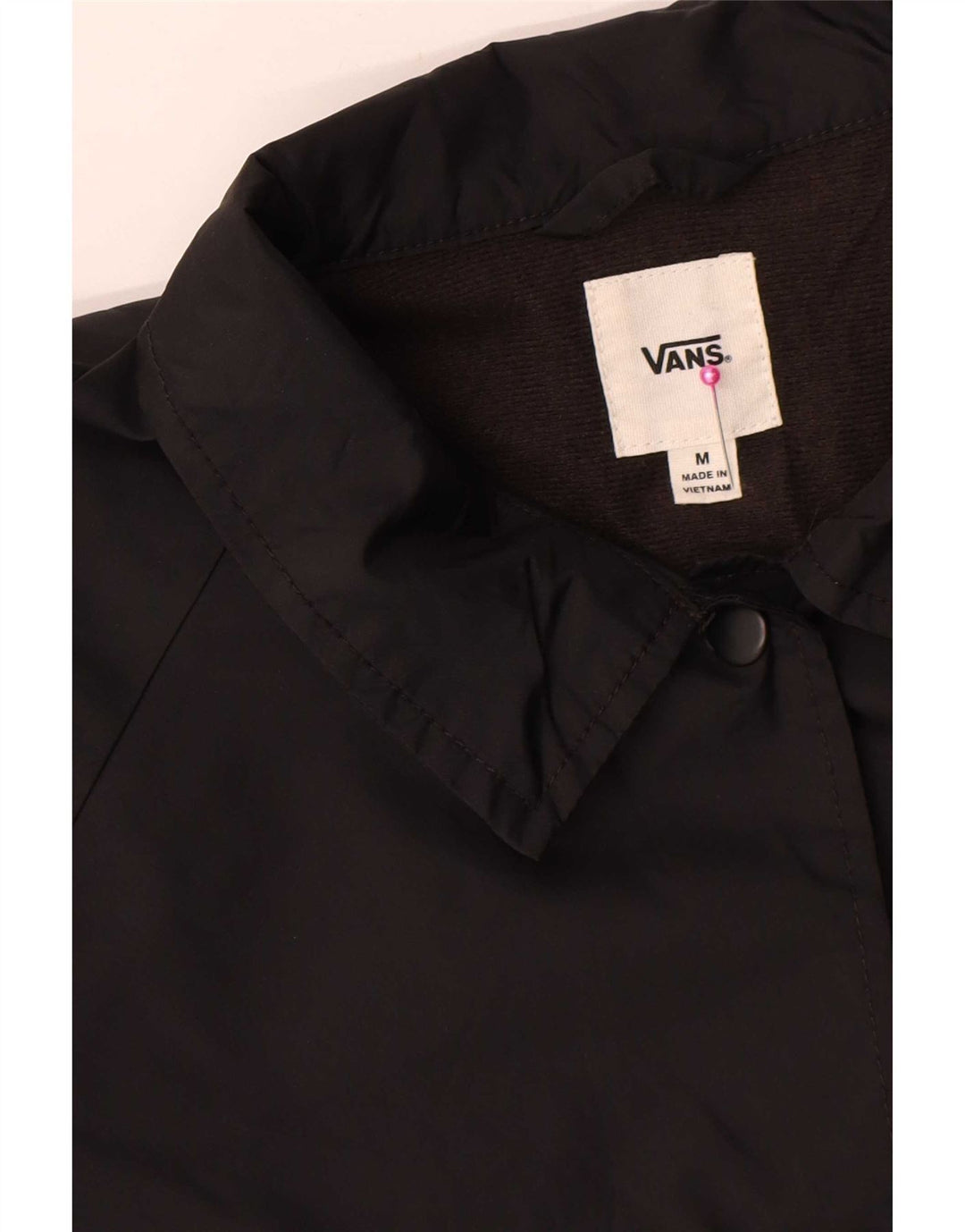 Vans Veste de pluie graphique pour femme UK 14 Medium Noir Polyester