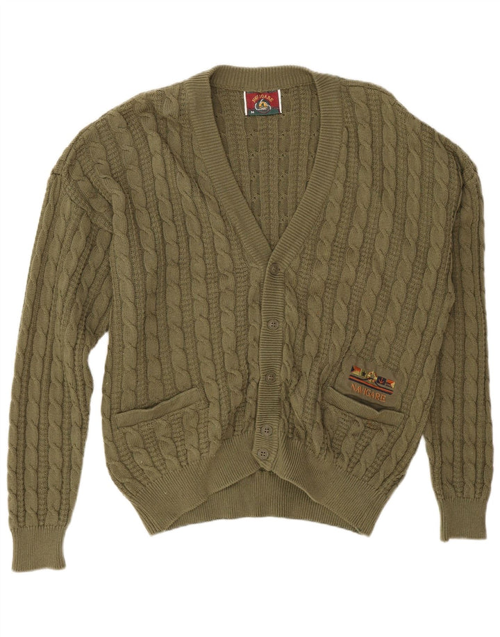 Navigare Cardigan Pull Homme Kaki Moyen