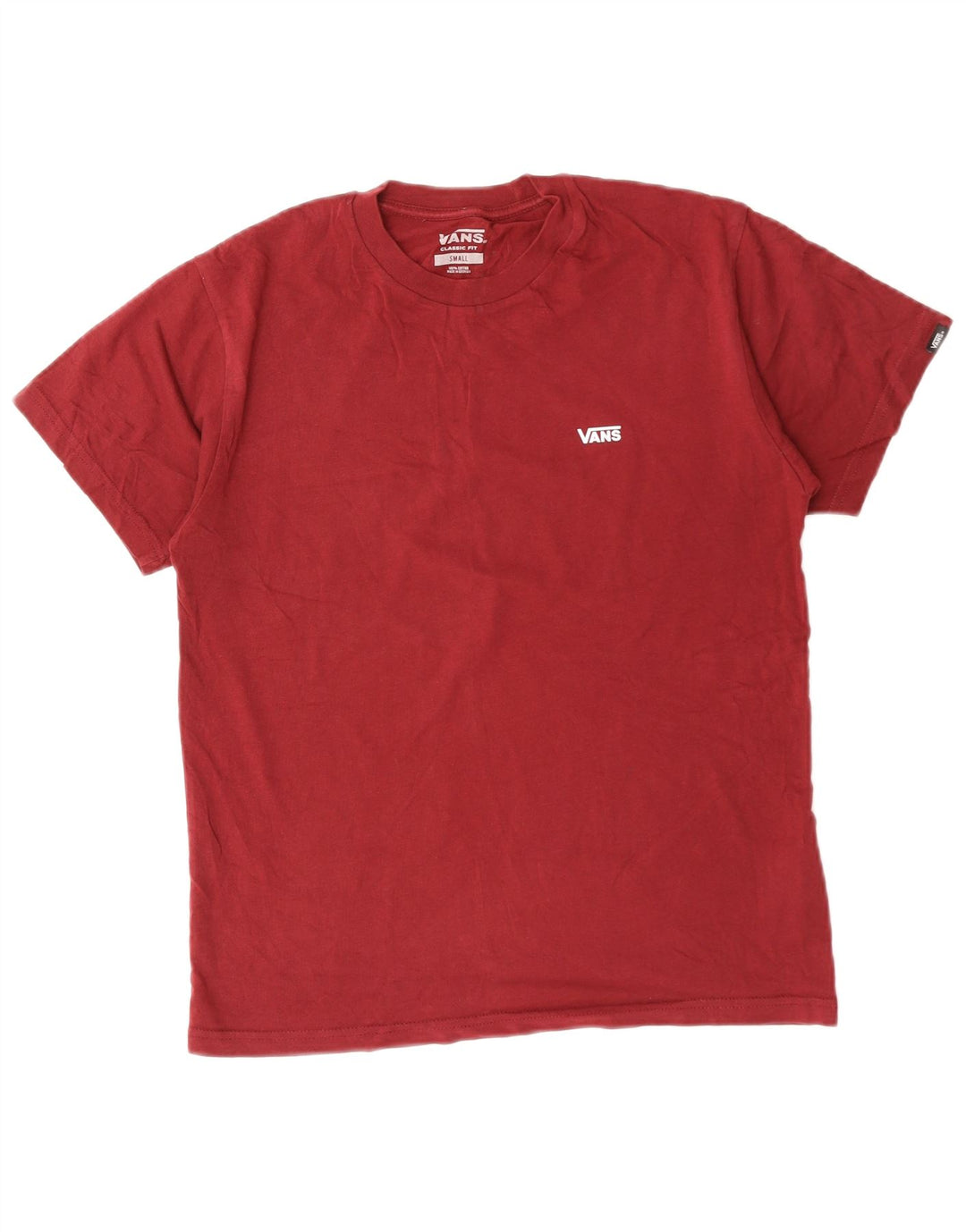 VANS T-shirt coupe classique pour homme en coton marron petit