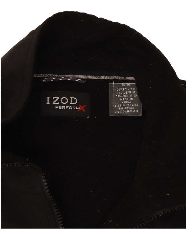 IZOD Veste Polaire Homme UK 38 Moyen Noir Polyester