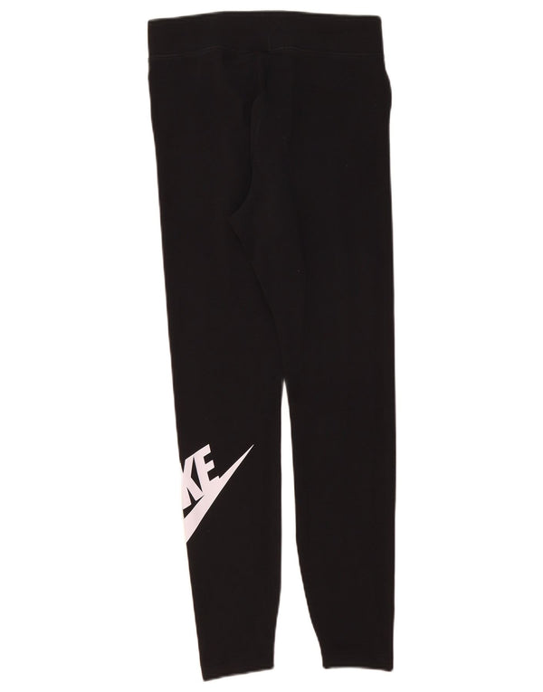 Nike Leggings graphiques pour femmes UK 12 coton noir moyen