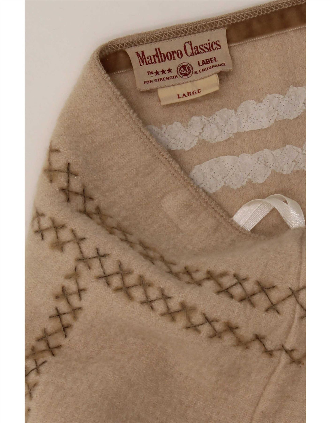 Marlboro Classics Jupe droite pour femme Large W32 Beige Floral