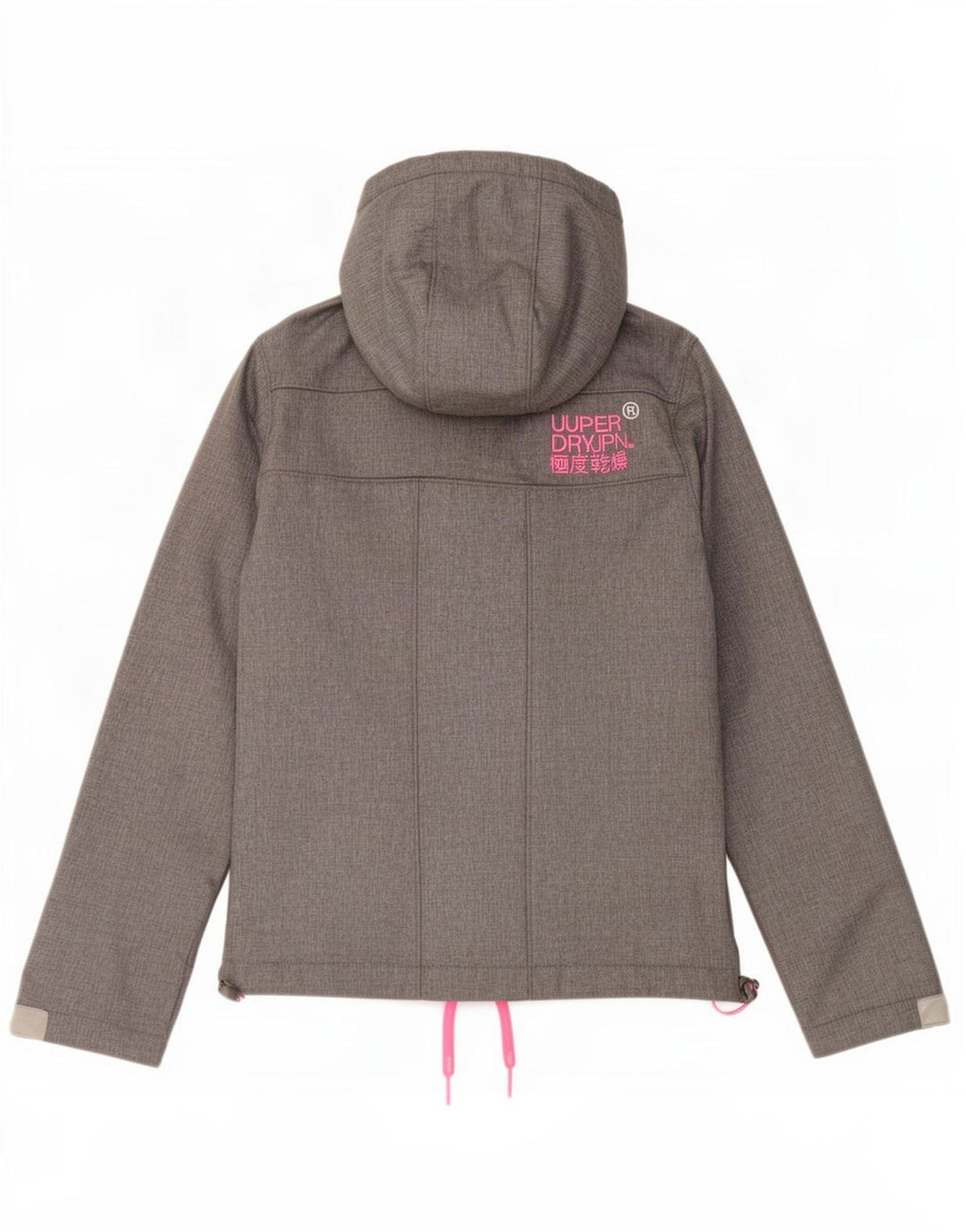 Superdry Veste coupe-vent graphique Windtrekker pour femme UK 10 Small Gris