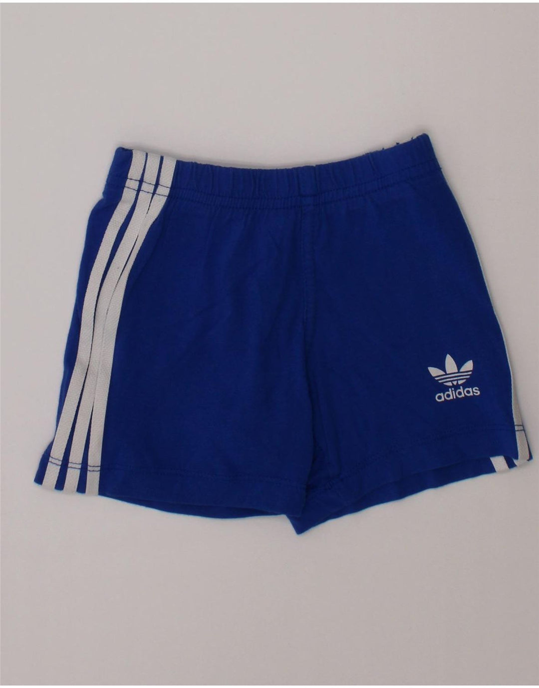 ADIDAS Short de sport bébé garçon 6-9 mois bleu coton
