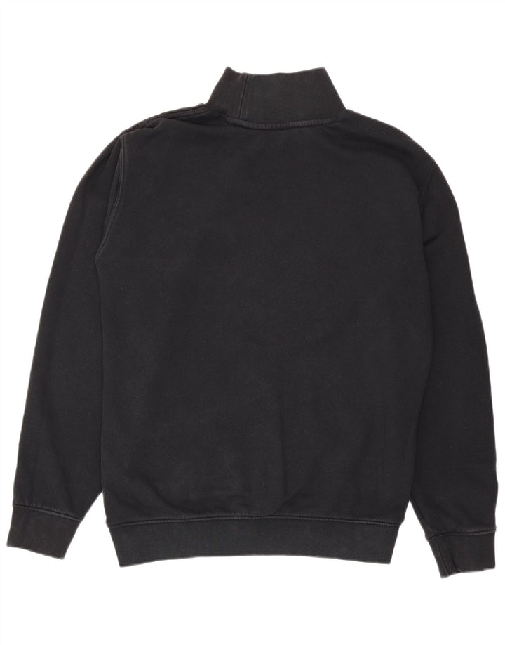 Champion Sweat-shirt surdimensionné pour femme UK 10 Petit coton noir