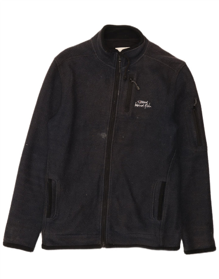 Weird Fish Veste de Survêtement Homme XL Bleu Marine Coton
