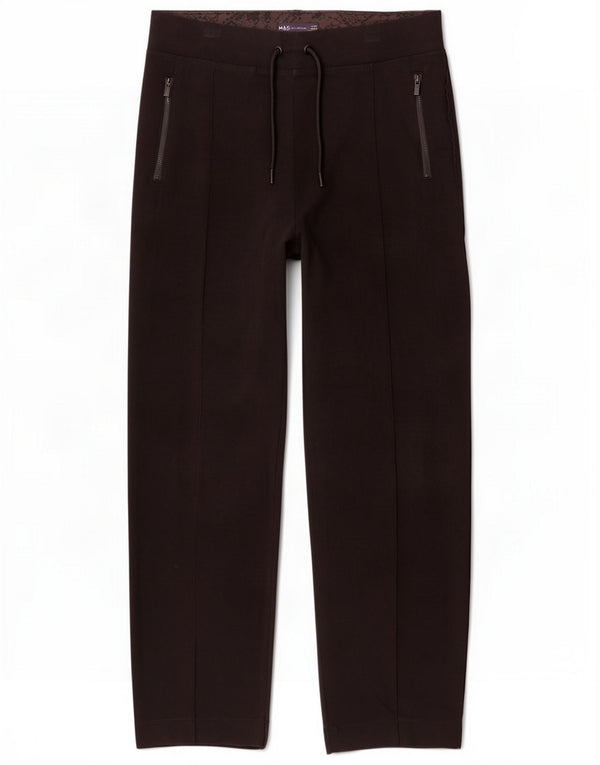 Marks & Spencer Pantalon de survêtement pour femme UK 14 Large Bleu Coton