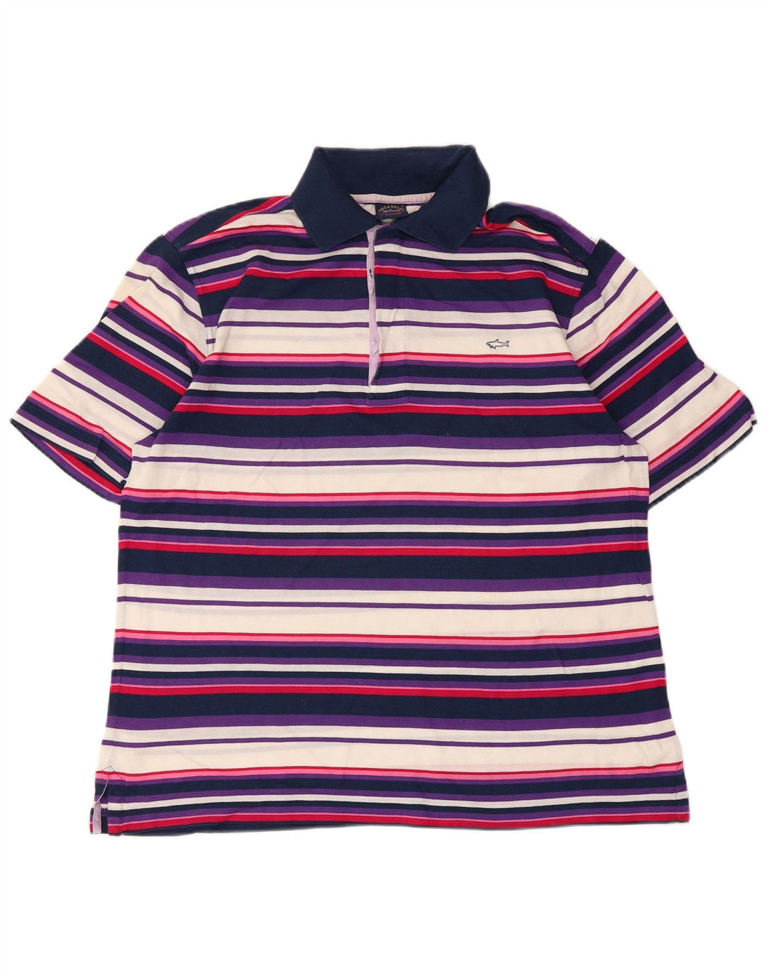 Paul & Shark Polo Homme Petit Coton Rayé Multicolore