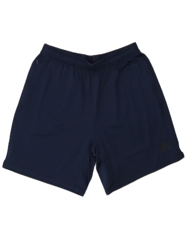 Adidas Hommes Climalite Sport Shorts Grand Bleu Marine Polyester