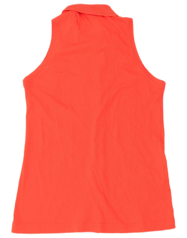 Sergio Tacchini Chemisier sans manches pour femme UK 14 Grand coton rouge