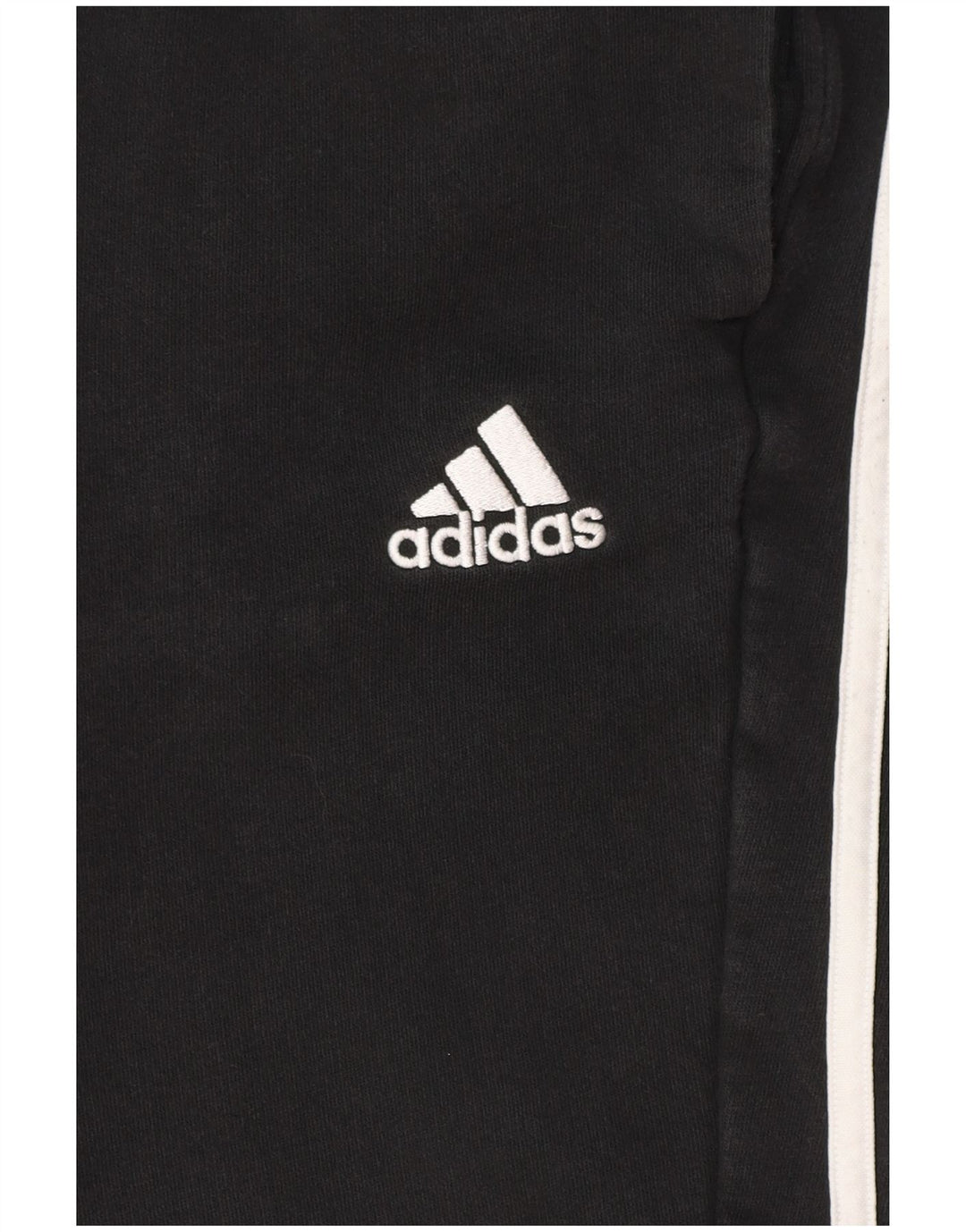 ADIDAS Pantalon de survêtement pour homme en coton noir moyen