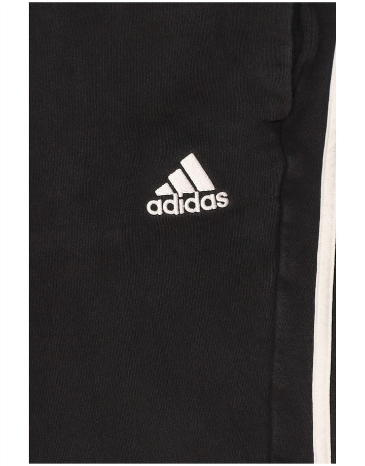 ADIDAS Pantalon de survêtement pour homme en coton noir moyen