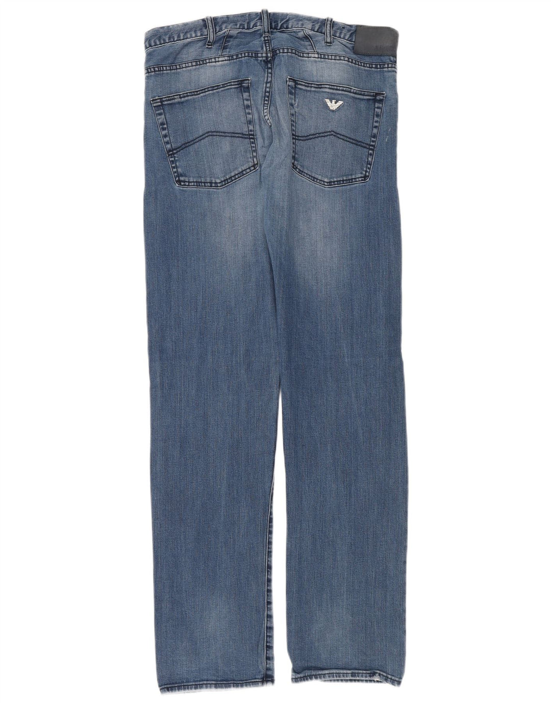 Armani Jean droit homme W33 L34 bleu coton
