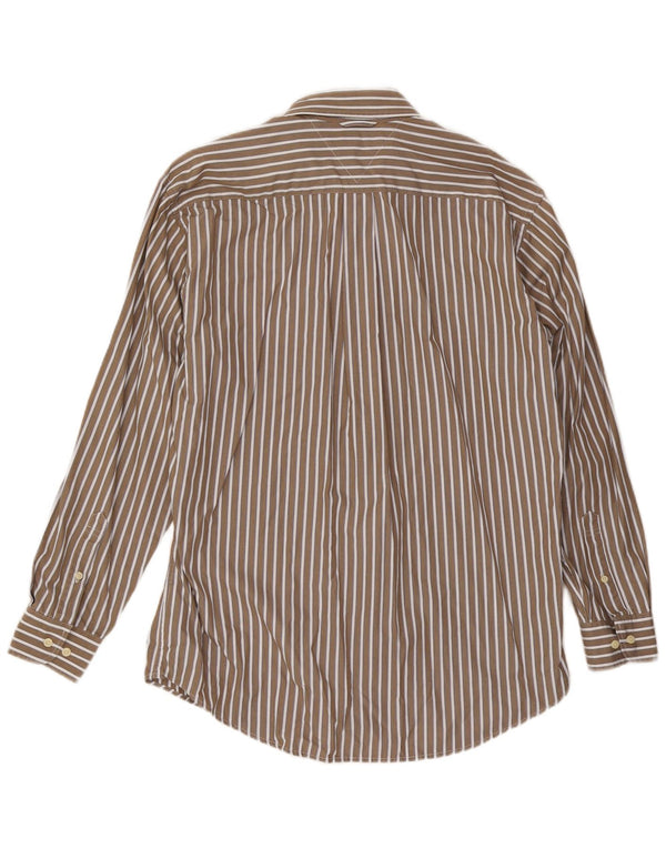 Tommy Hilfiger Chemise Homme Coton Rayé Beige Moyen
