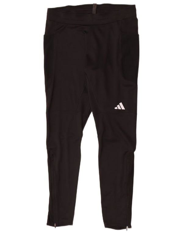 Adidas Pantalon de survêtement slim pour homme Large Noir Polyester