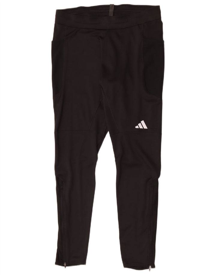 Adidas Pantalon de survêtement slim pour homme Large Noir Polyester