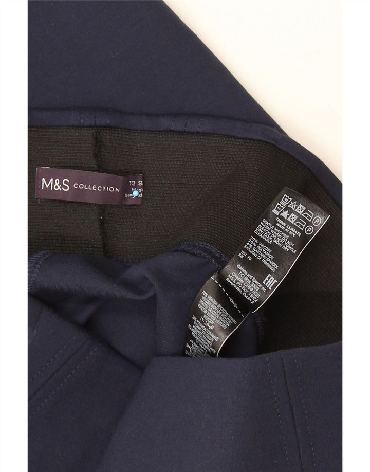 Marks & Spencer Legging court pour femme UK 12 Bleu marine moyen Viscose