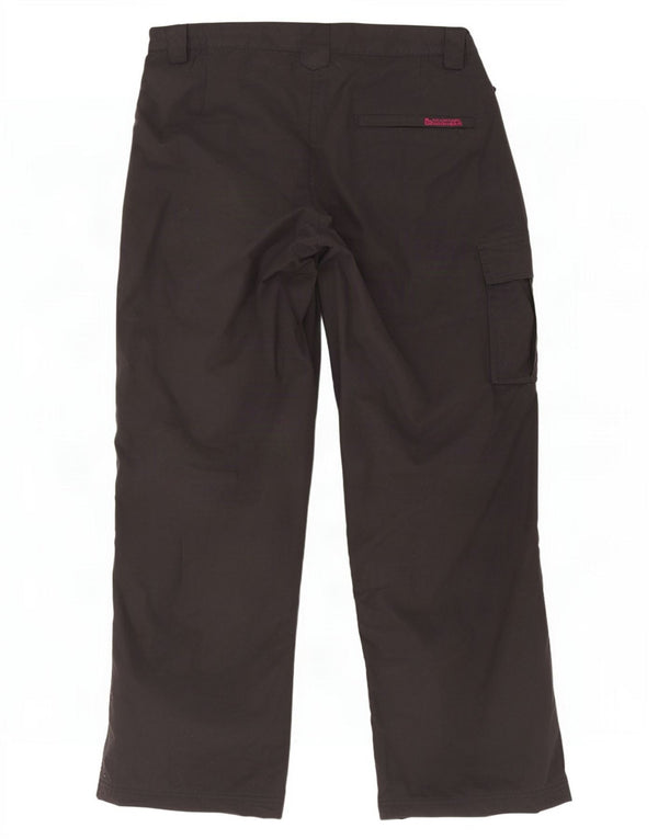 Mountain Warehouse Pantalon cargo droit pour femme UK 14 Large W34 L35 Noir