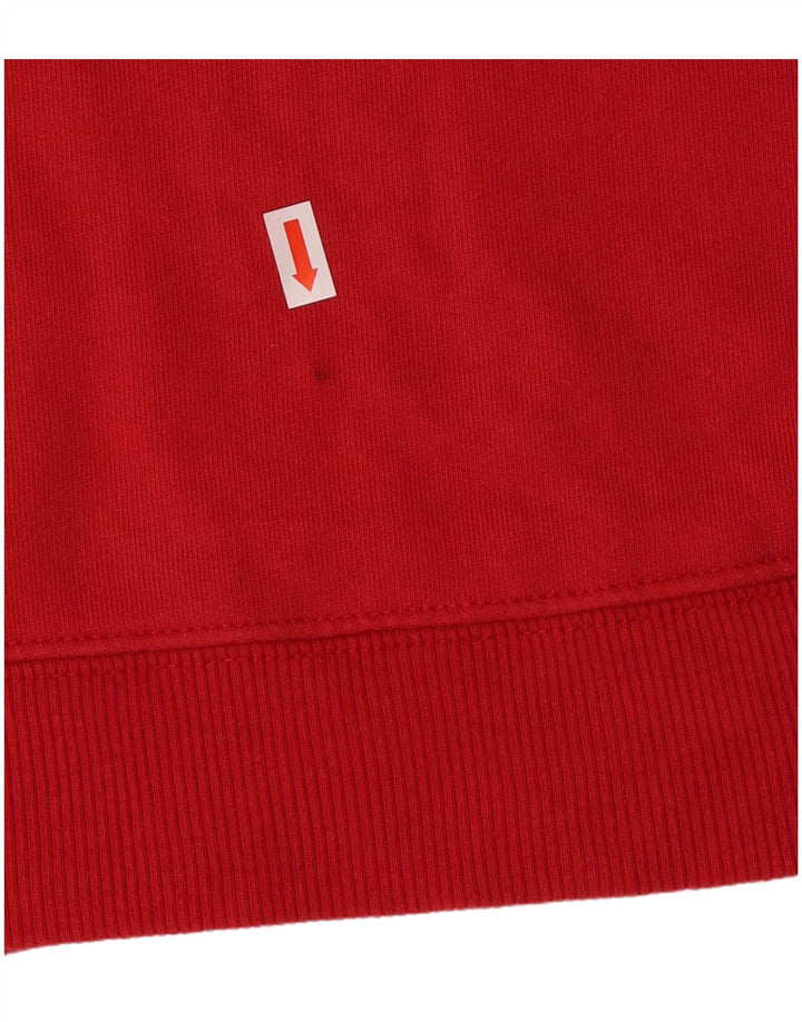 Lee Pull à col rond pour garçon 13-14 ans Rouge Coton