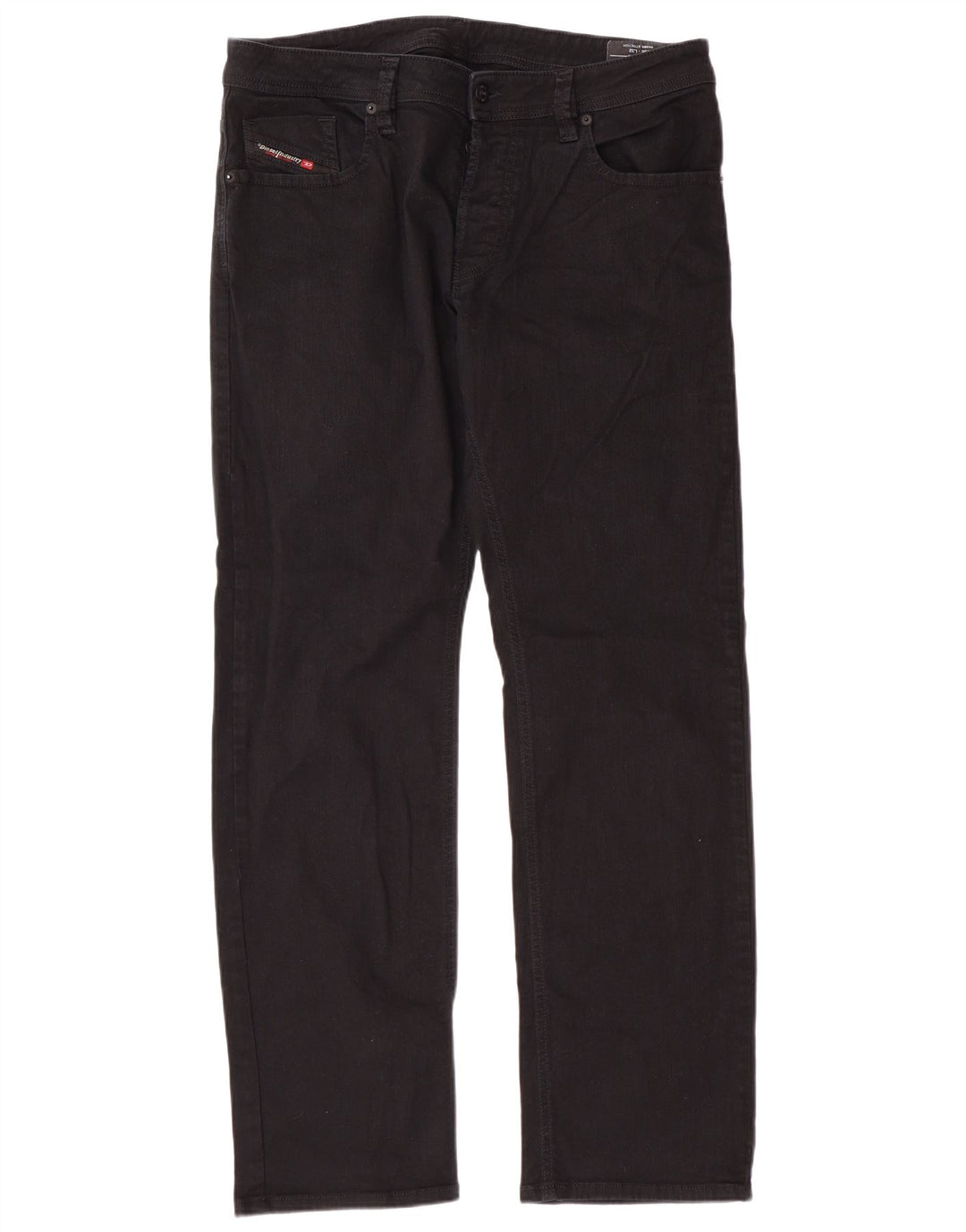 DIESEL Jean droit Larkee homme W36 L32 coton noir