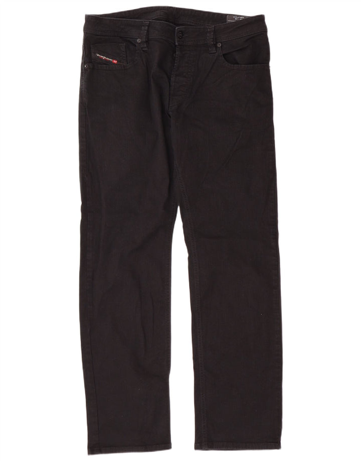 DIESEL Jean droit Larkee homme W36 L32 coton noir