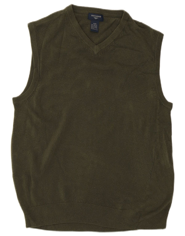 Dockers Débardeur Gilet Homme Vert Moyen Acrylique