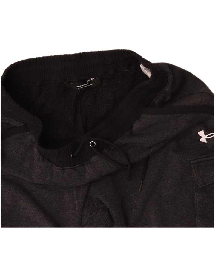 Under Armour Pantalon de Survêtement Cargo Homme Gris Coton Large
