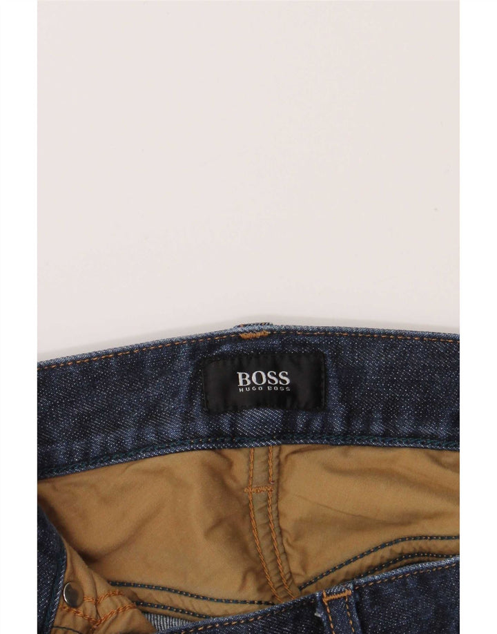 Hugo Boss Jean droit W36 L33 bleu marine pour homme