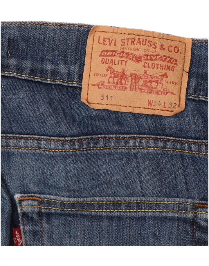 Levi's Jean Slim 511 Femme W34 L30 Bleu