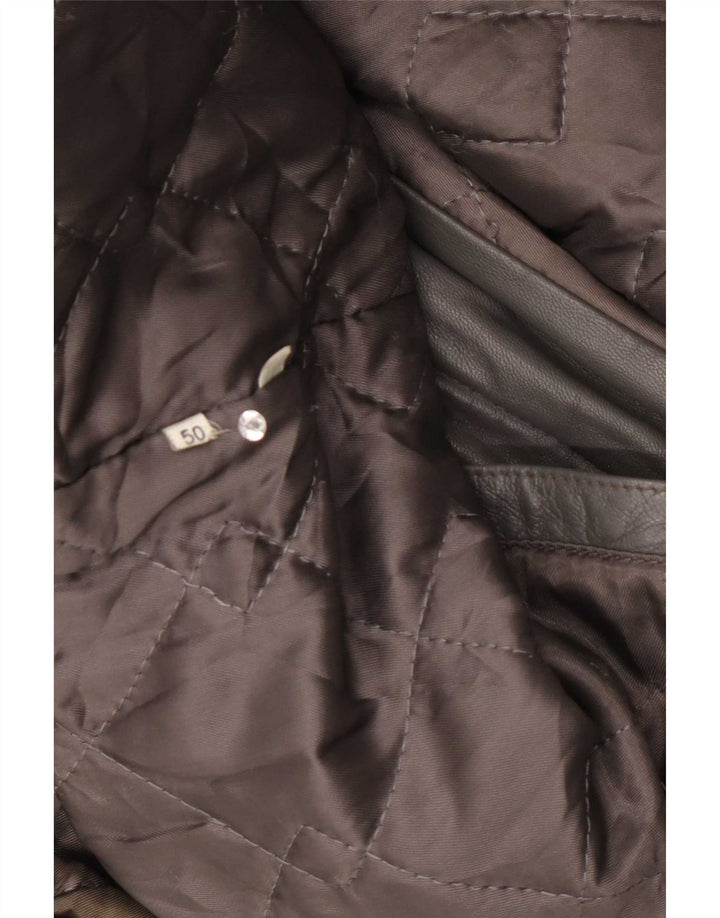 veste en cuir homme vintage IT 50 Grand Gris