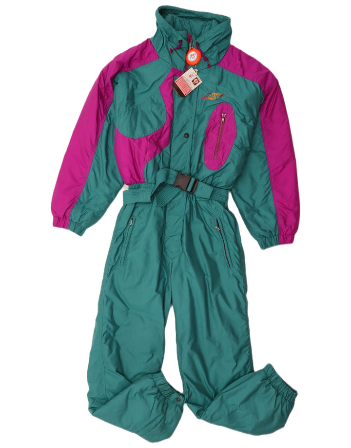 Brugi Combinaison de Ski Femme IT 44 Vert Moyen Colourblock Polyamide