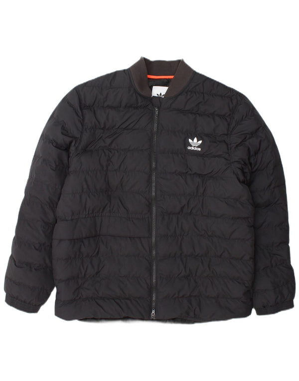 Adidas Veste matelassée Bomber pour homme UK 38 Gris moyen Polyester