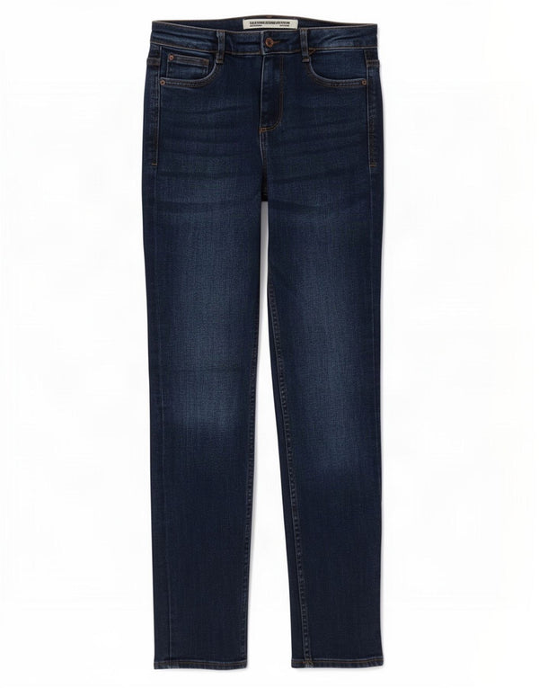 Zara Femme Trafaluc Slim Jeans EU 38 Small W28 L28 Bleu Marine