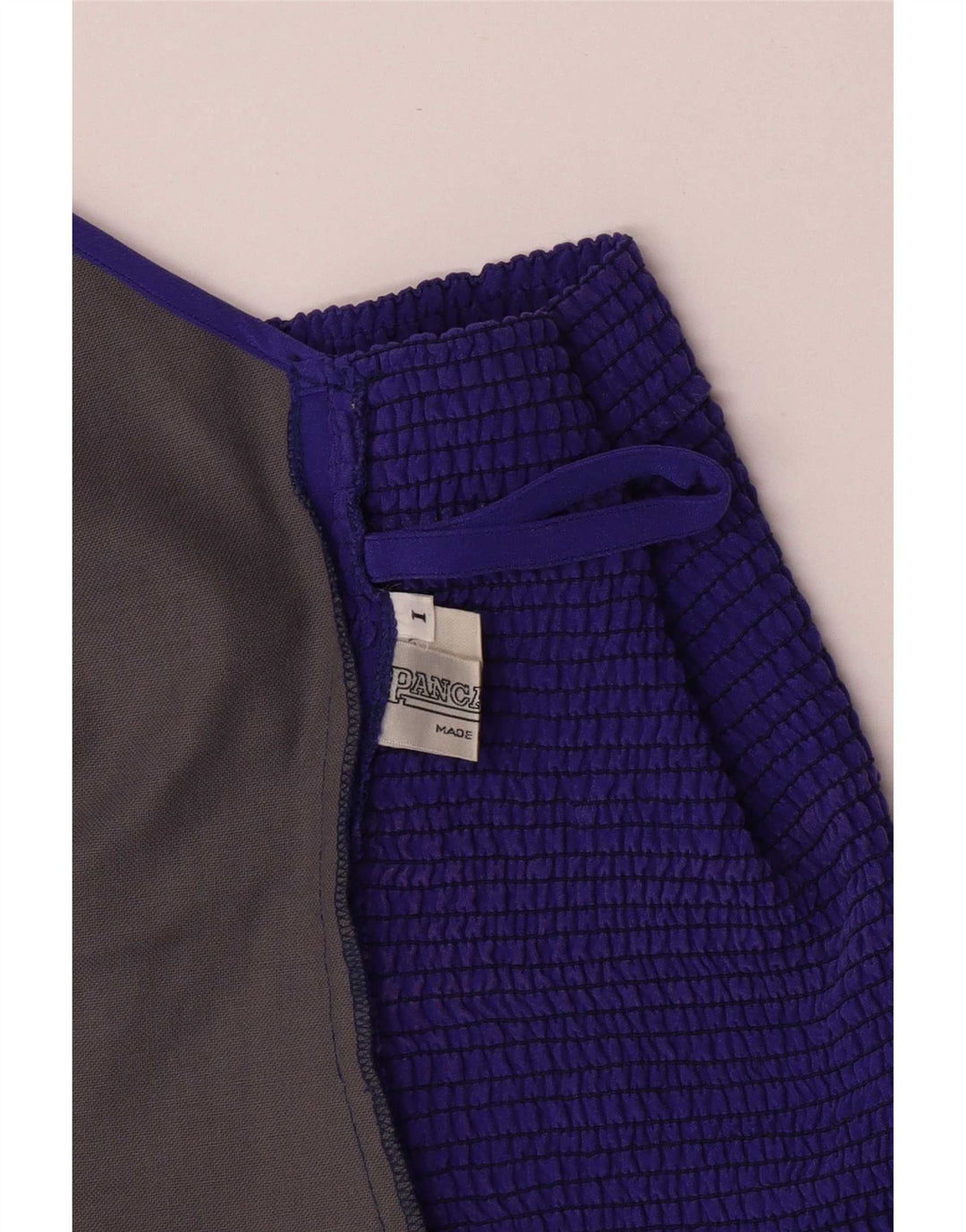 Pancaldi & B Haut Corset Femme UK 8 Petite Soie Violette