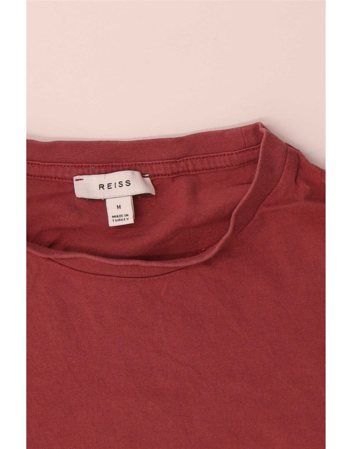 Reiss T-Shirt Homme Rouge Moyen Coton