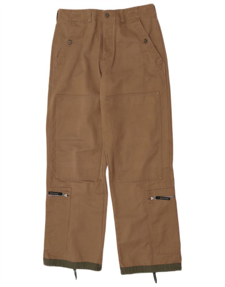 Dockers Pantalon Cargo Droit Khakis Homme W34 L34 Beige Polyester