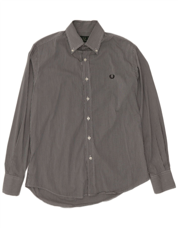 FRED PERRY Chemise Homme Petit Vichy Noir