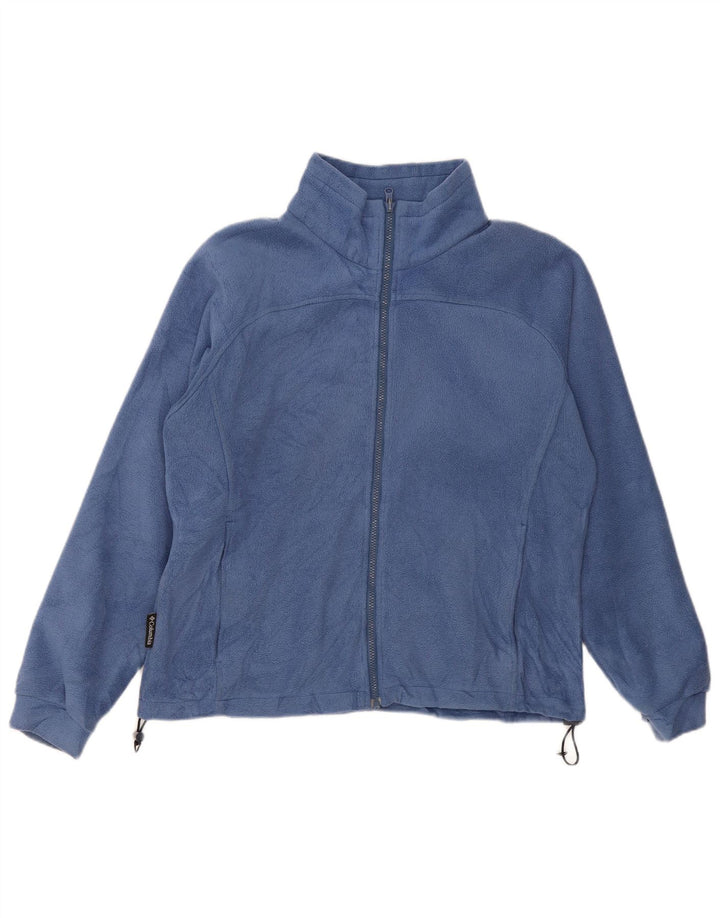 Columbia Veste polaire surdimensionnée pour femme UK 18 XL Bleu Polyester