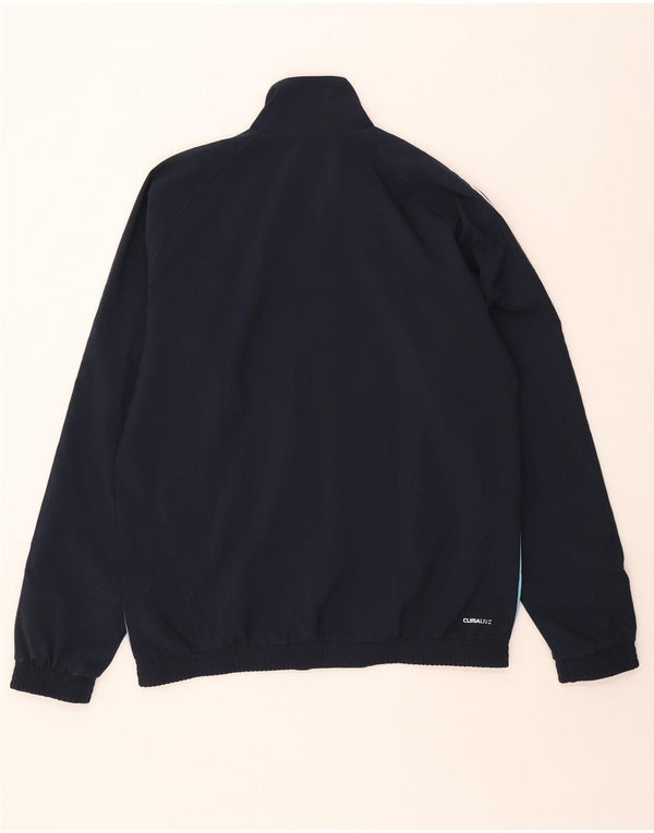 Adidas Veste de survêtement Climalite pour homme UK 40/42 Bleu marine moyen