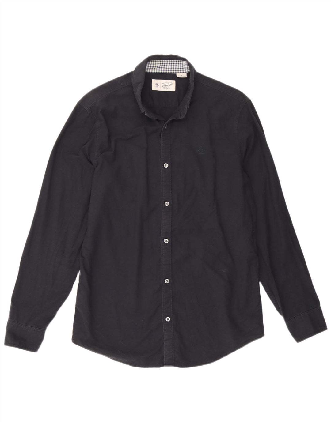 Chemise Homme Penguin Coton Noir Moyen