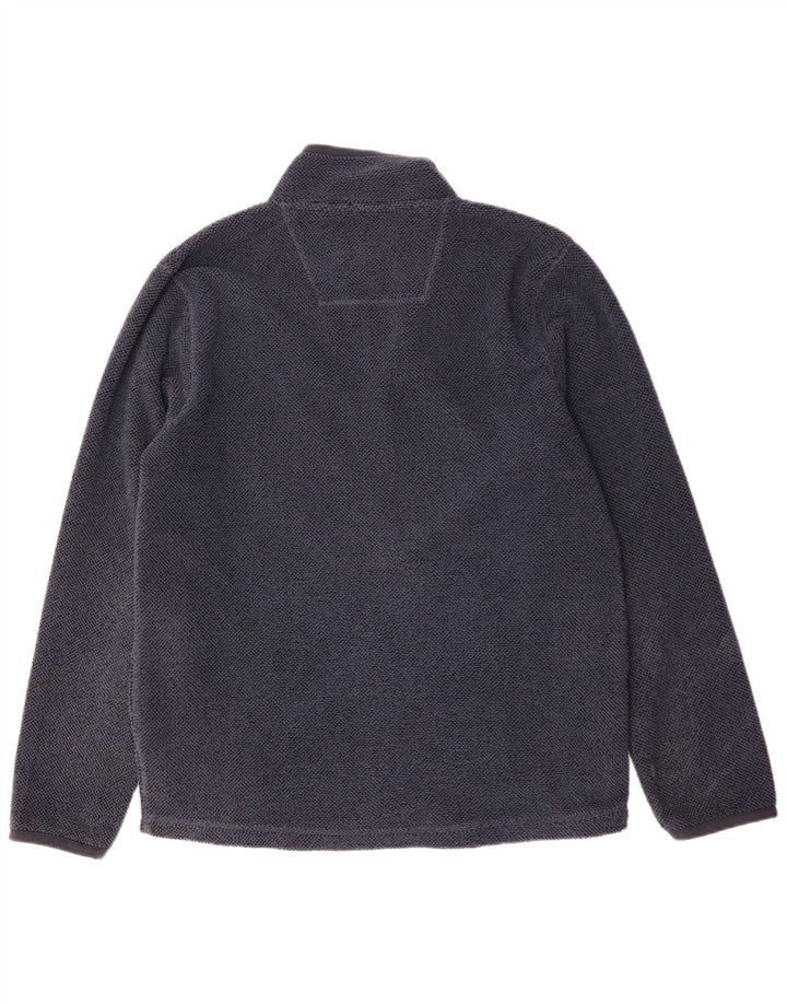 Weird Fish Veste de survêtement pour homme en polyester bleu marine Taille L